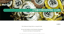 Desktop Screenshot of etobicokediving.org