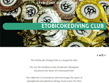 Tablet Screenshot of etobicokediving.org